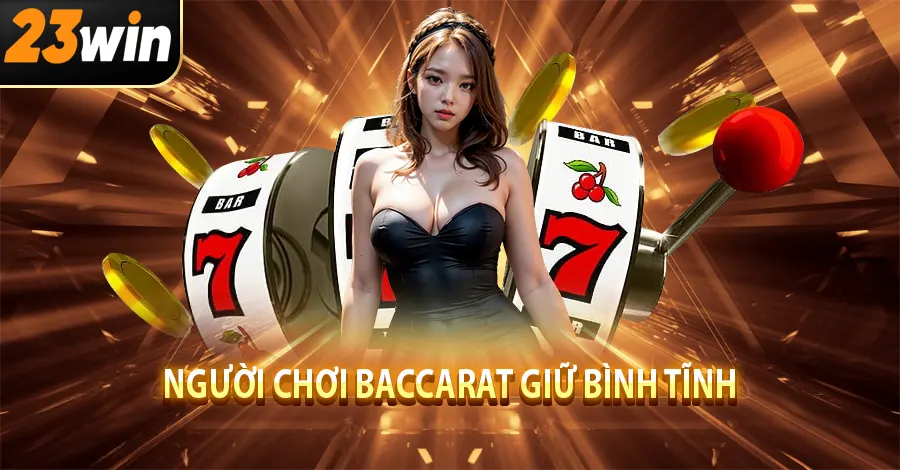 Người chơi Baccarat giữ bình tĩnh
